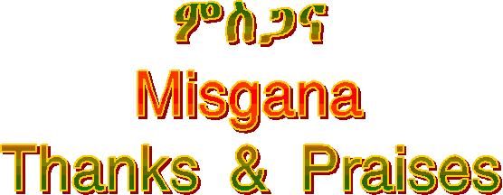 Misgana – Thank You