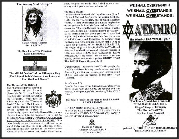 A’EMMRO | Rastafari Study Tracts #01 | WE SHALL OVERSTAND!!!
