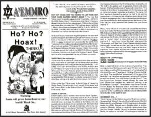 A'EMMRO | Rastafari Study Tracts #15 | Ho? Ho? Hoax!