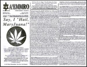 A'EMMRO | Rastafari Study Tracts #25 | Say, I "Hail MaryJuana!"