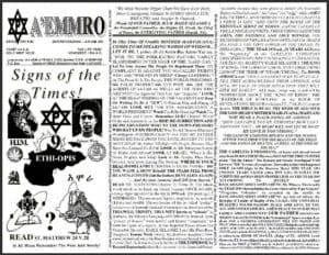 A'EMMRO | Rastafari Study Tracts #26 | Signs of the Times!
