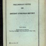Free PDF Book | Preliminary Notes On Ancient Ethiopian History By Hailu Habtu