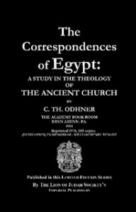 The Correspondences of Egypt: A Study in the Theology of the Ancient Church