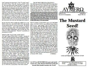 A'EMMRO | Rastafari Study Tracts #32 | The Mustard Seed!