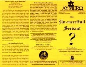 AYMERO | Rastafari Study Tracts #37 | The Un-mercifull Servant?