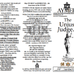 AYMERO | Rastafari Study Tracts #57 | The Unjust Judge...