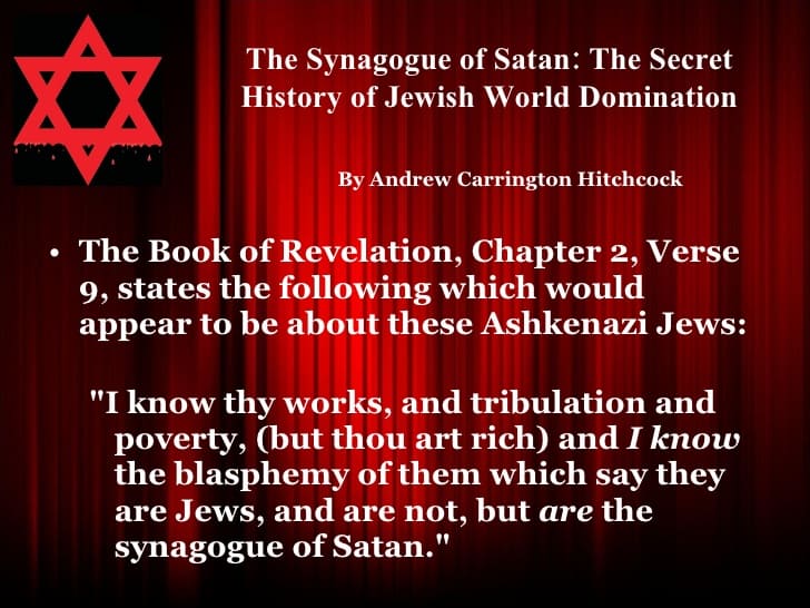 The Synagogue Of Satan