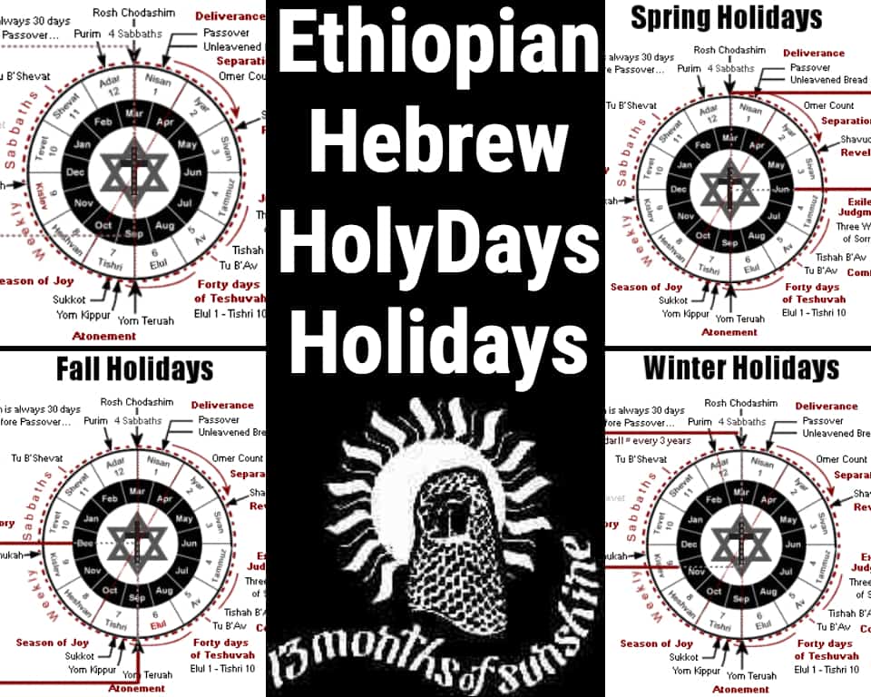 Ethiopian Hebrew HolyDays Holidays