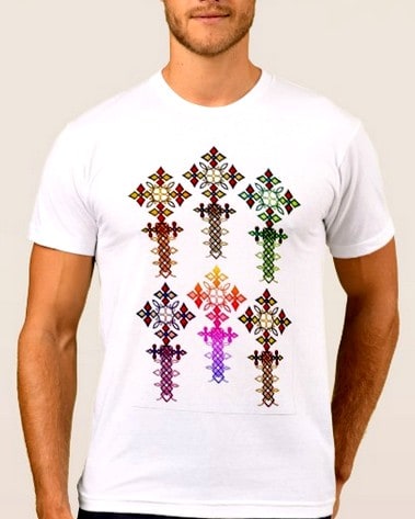 Ethiopian Cross Men's T-Shirt