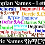 Ethiopian Names - Letter D - Amharic Names የአማርኛ ስሞች