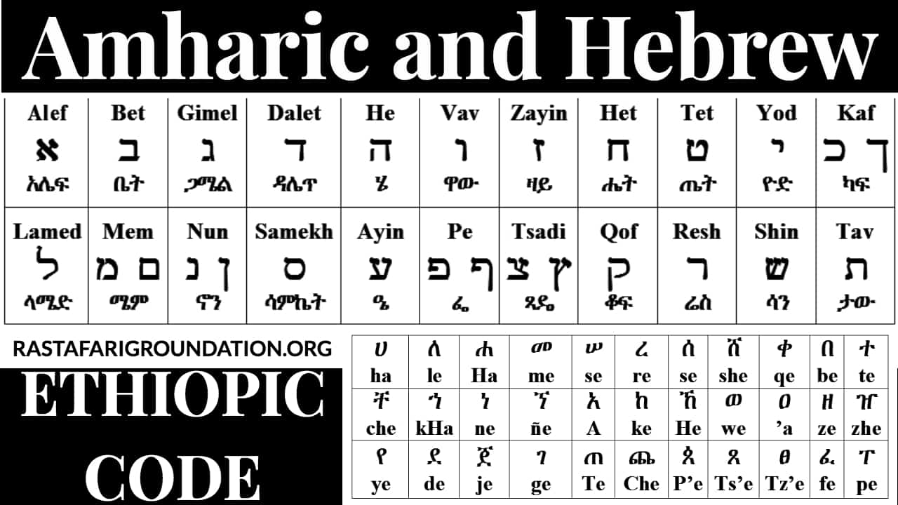 Amharic and Hebrew