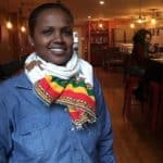 Beejhy Barhany and her husband, Padmore John, celebrate Ethiopian, Israeli and American cultures through their food at Tsion Cafe. (Photo by Josefin Dolsten)
