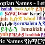 Ethiopian Names - Letter I - Amharic Names የአማርኛ ስሞች