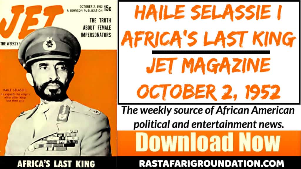 Free PDF Magazine | Haile Selassie I, Africa's Last King - Jet Magazine, October 2, 1952