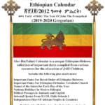 Rastafari Groundation Ethiopian Calendar Compilation 2019-2020