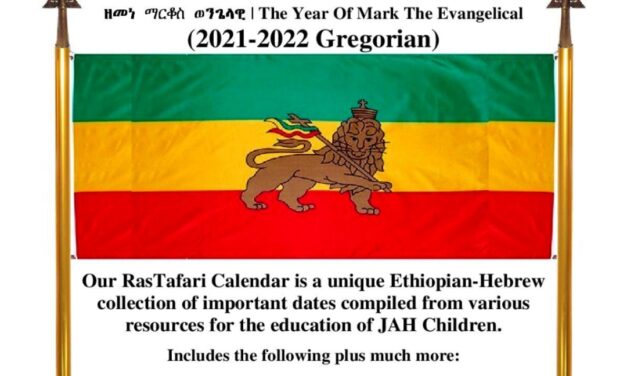 Parsha Calendar 2022 Rastafari | Lojsociety | Lion Of Judah Society | Rastafari Groundation