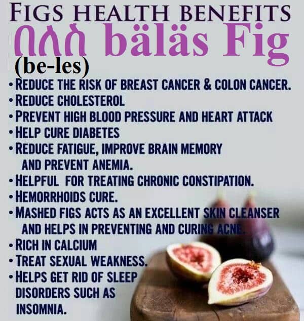 Figs Health Benefits-በለስ